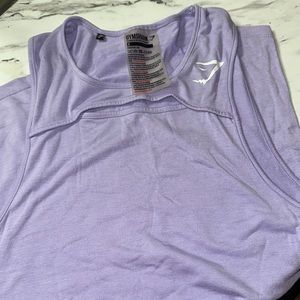 Gym shark lavender tank